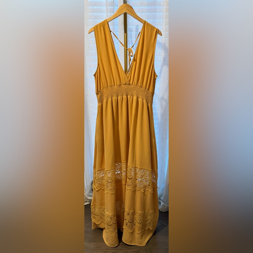 Baltic Born Mustard Maxi Dress